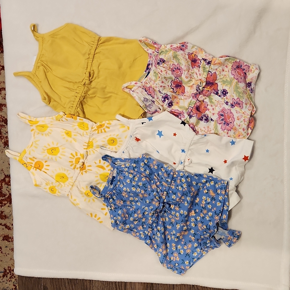 Old Navy rompers various styles. 5-pieces